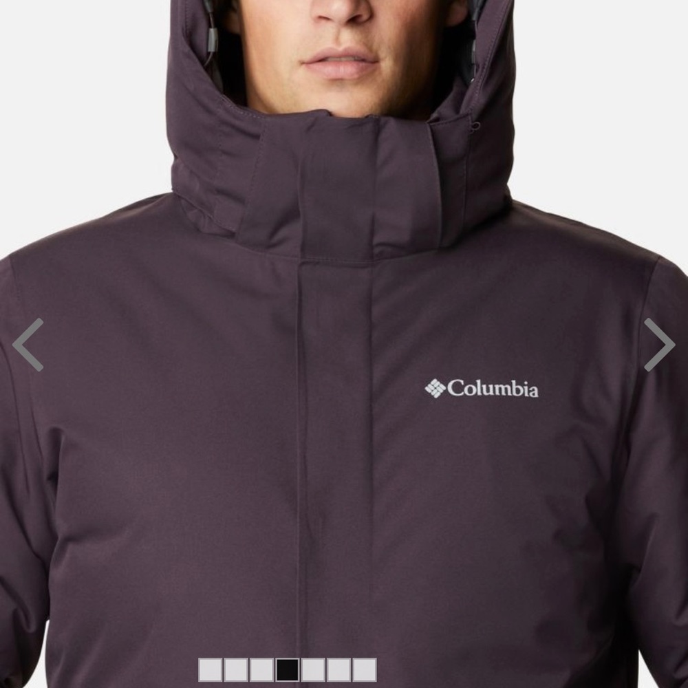 Columbia Blizzard Fighter Parkas Men Purple